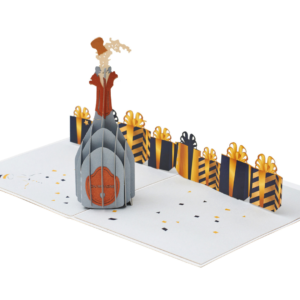 3D voščilnica Šampanjec – glavni prikaz